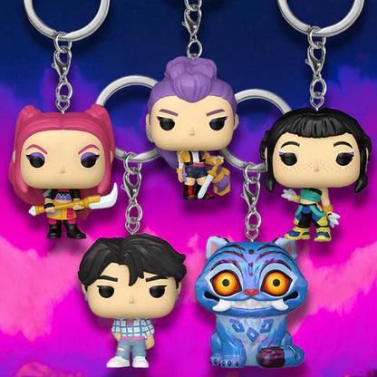 Funko Key! KPOP Demon Hunters: Jinu Portachiavi - Netflix Saja Boys Keychain 4cm