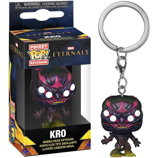 Funko Pop! Keychain Marvel - The Eternals (Kro) Portachiavi Serie Disney Plus