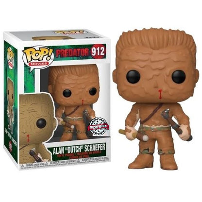 Funko Pop ! Movies Predator (912) Alan Dutch Schaefer Special Edition Statua 9Cm