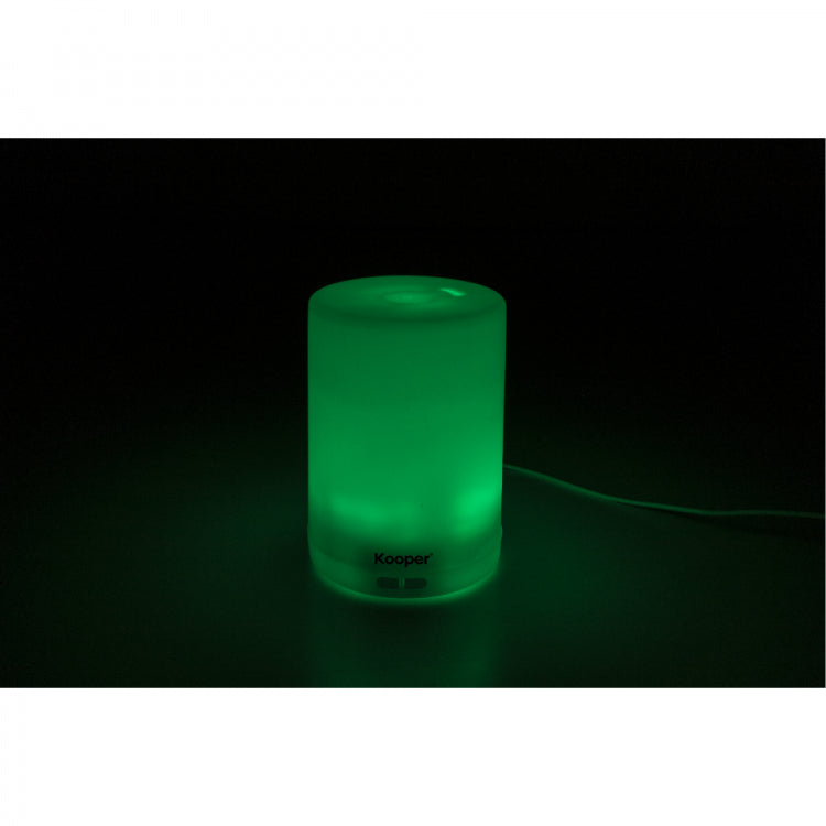 AROMATERAPIA KOOPER 7LED PROFUMATORE NEBULIZZATORE DIFFUSORE AROMI 300ML BIANCO