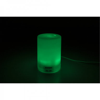 AROMATERAPIA KOOPER 7LED PROFUMATORE NEBULIZZATORE DIFFUSORE AROMI 300ML BIANCO