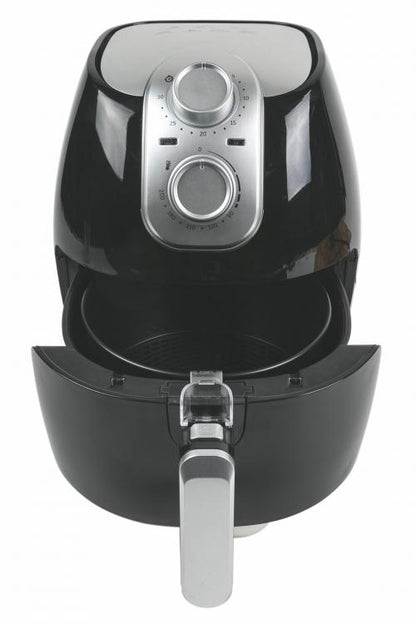 Kooper Friggitrice Ad Aria Ariosa 4.2Lt - Cestello 2.8Lt 1500W Nera Antiaderente