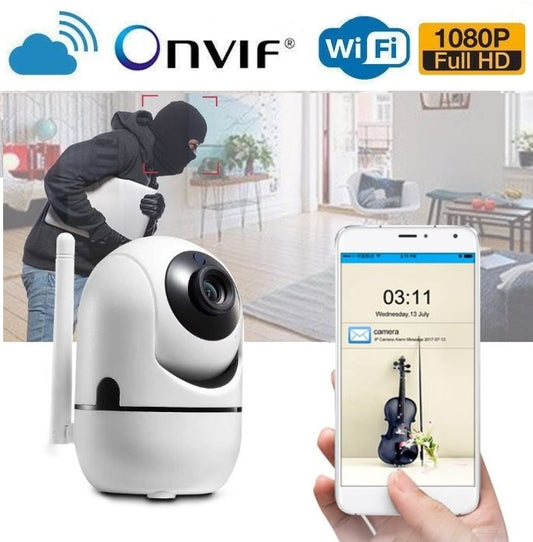 Telecamera Ip Camera Hd Wireless Led Ir Lan Motorizzata Wifi Rete Internet Onvif