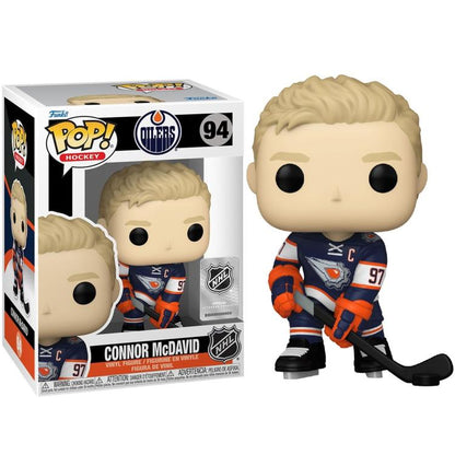 Funko Pop ! Nhl Oilers (94) Connor Mcdavid Hockey Vinyl Figure 9Cm Da Colelzione