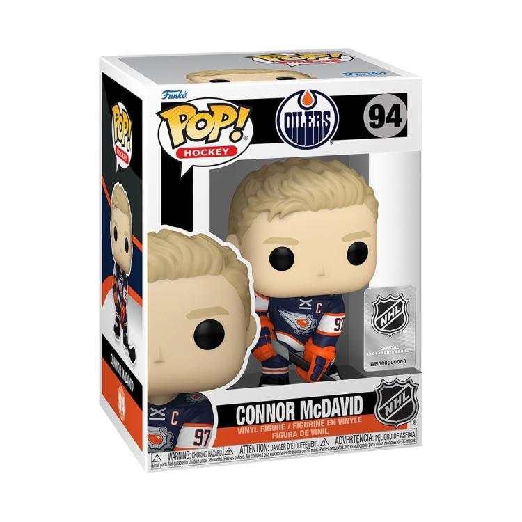 Funko Pop ! Nhl Oilers (94) Connor Mcdavid Hockey Vinyl Figure 9Cm Da Colelzione