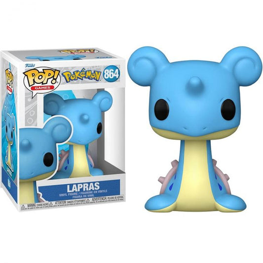 Funko Pop ! Games Pokemon - Lapras (864) Acqua Vinyl Figure Da Collezione