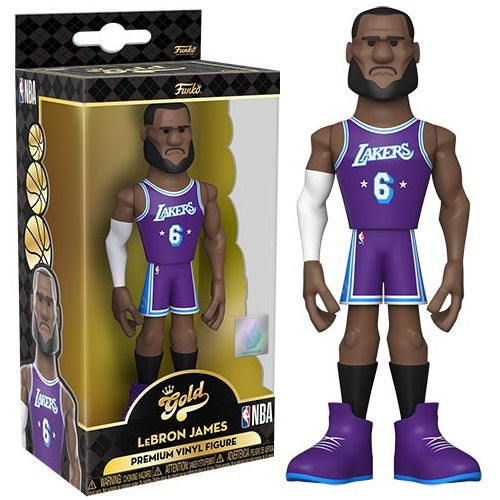 Funko Pop Gold ! Series Two Nba Lakers - Lebron James - Premium Vinyl Figure