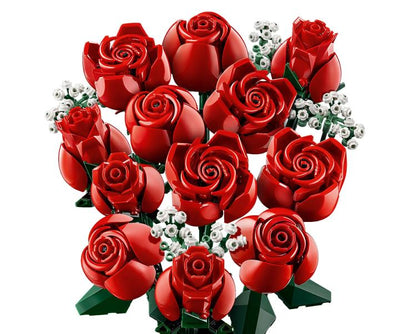 Lego - Icons: Flowers Bouquet Di Rose Mazzo Fascio Di Fiori Costruzione Da 822Pz