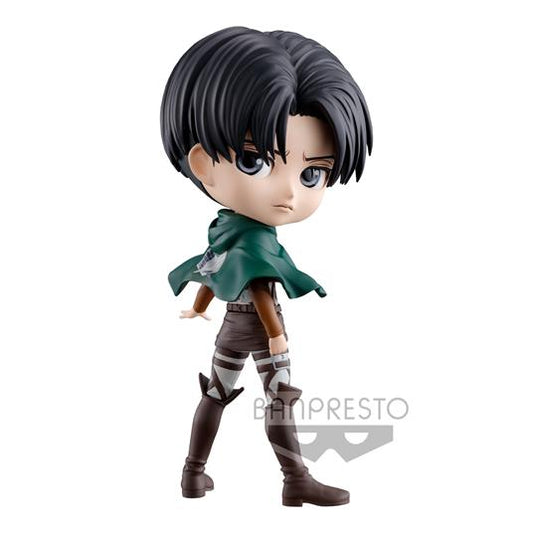 BANPRESTO Q POSKET (ATTACK ON TITAN) - LEVI VER.A STATUETTA PVC FIGURE 14CM