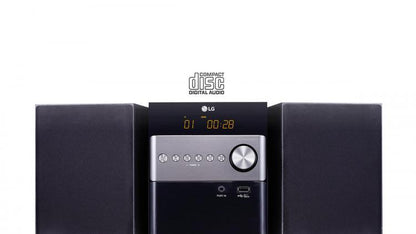 Lg Micro Hi-Fi Cm1560 2.0Ch 10W Bluetooth Sistema Audio Cd Wma Mp3 Usb Dvd Nero