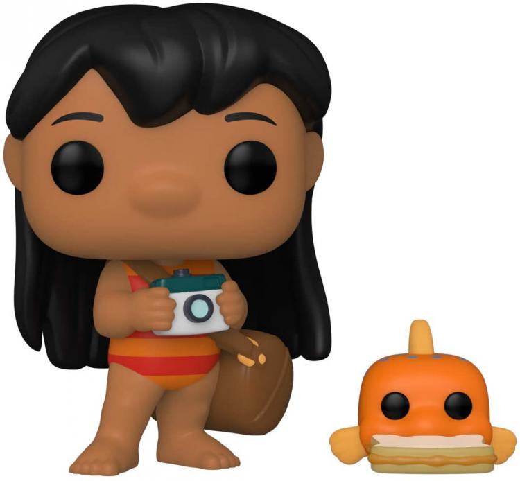 Funko Pop ! Disney Lilo & Stitch - (1047) Lilo With Pudge Vinyl Figure 9Cm