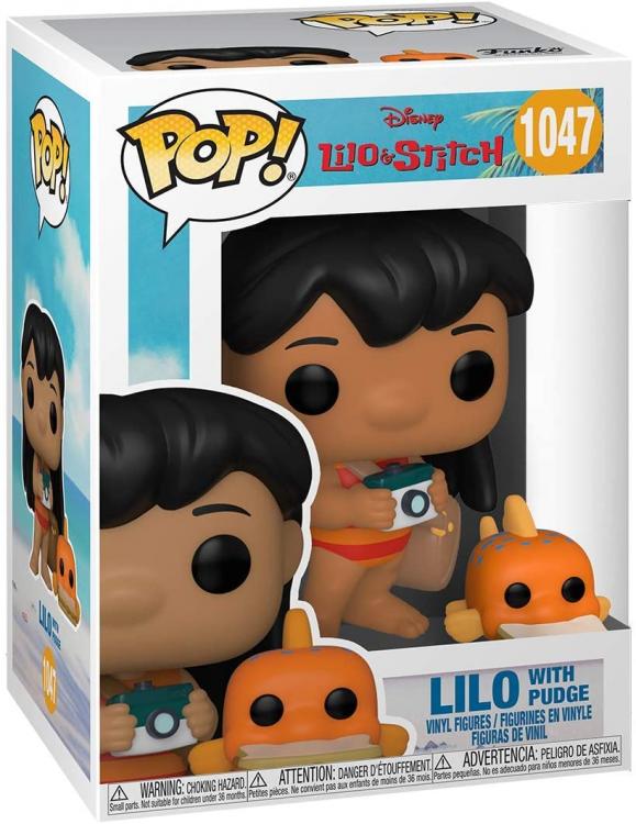 Funko Pop ! Disney Lilo & Stitch - (1047) Lilo With Pudge Vinyl Figure 9Cm