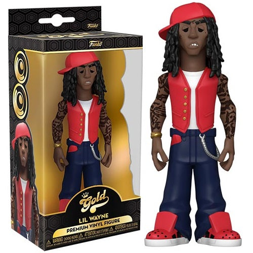 Funko Gold - Lil Wayne Premium Vinyl Figure 13 Cm Singer Pop Da Collezione
