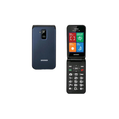 BRONDI INTREPID 4G (BLUE SCURO) TELEFONO CELLULARE CLAMSHELL FOTOCAMERA 2 MP