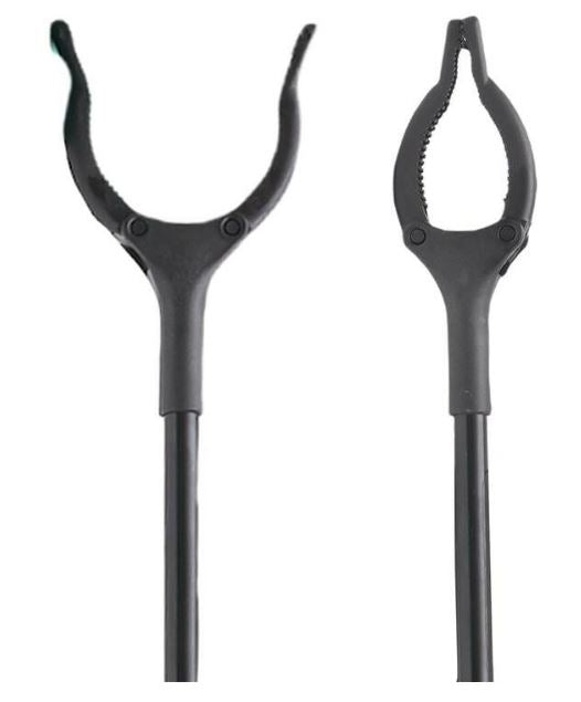 Pinza Bastone Prenditutto Raccogli Oggetti Prendi Rifiuti Asta Raccolta 80Cm