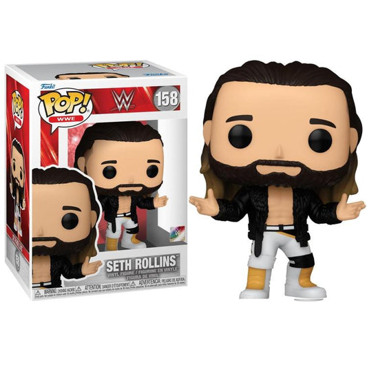 Funko Pop ! Wwe (158) Seth Rollins With Coat - Wrestling Vinyl Figure Statua 9Cm