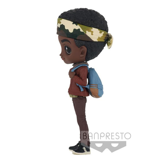 BANPRESTO Q POSKET (STRANGER THINGS) NETFLIX - LUCAS STATUETTA PVC FIGURE 14CM