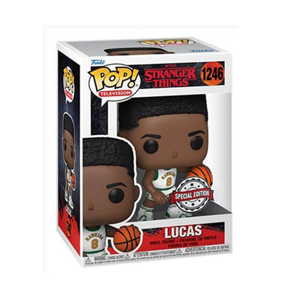Funko Pop Television Netflix Stranger Things - Lucas (1246) With Jersey Special