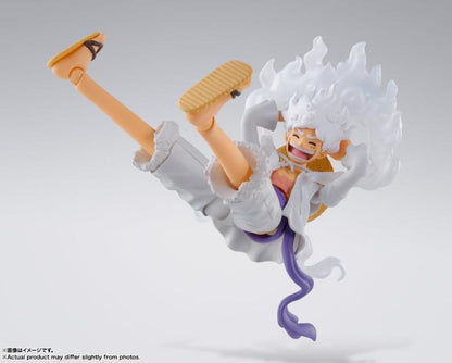 BANDAI SH FIGUARTS ONE PIECE: MONKEY D.LUFFY (GEAR 5) TAMASHI ACTION FIGURE 15CM