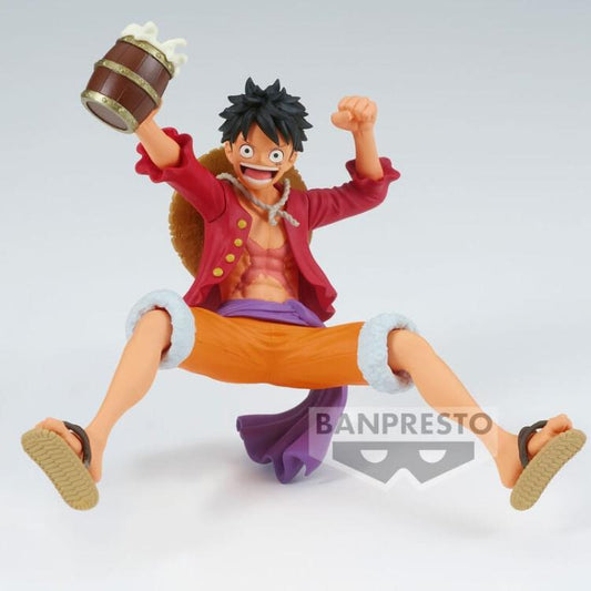 BANPRESTO ONE PIECE IT'S A BANQUET! ( MONKEY D LUFFY) FIGURE PVC 9CM BANDAI