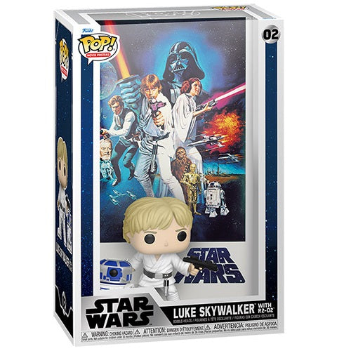 Funko Pop! Movie Posters Star Wars - Luke Skywalker With R2-D2 (02) Vinyl Figure