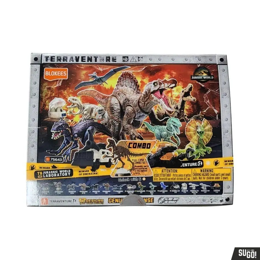 Blokees - Jurassic World: Terraventure TS03 - Model Kit - 12 Action Figure (BOX INTERA) 75643 - Blind Box