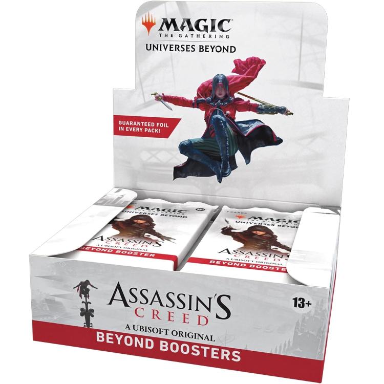 Magic Assassins Creed The Gathering Display Box 24 Buste Beyond Booster Card Eng