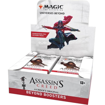 Magic Assassins Creed The Gathering Display Box 24 Buste Beyond Booster Card Eng