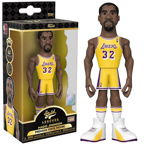 Funko Pop Gold ! Series Two Nba Lakers - M. Johnson - Premium Vinyl Figure