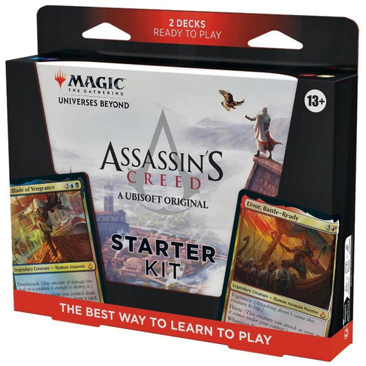 Magic The Gathering Assassins Creed Starter Kit 2 Deck Eng Gioco Carte Card Game