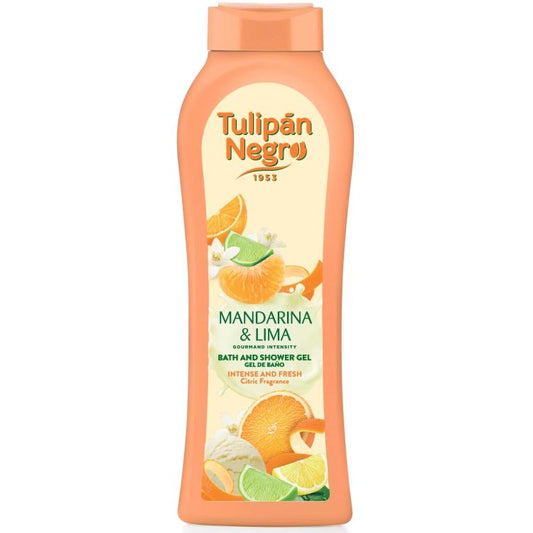 Tulipan Negro Shower Gel Bagno Crema Doccia (Mandarino/Lime) Bagnoschiuma 650Ml