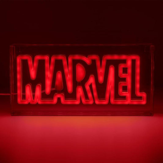 Paladone Lampada Marvel Logo Light Led Luce Illuminazione Tavolo Parete