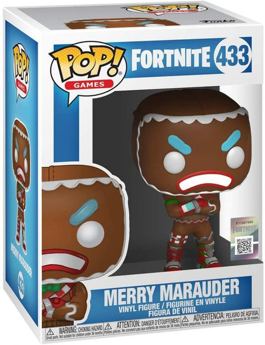 Funko Pop Games Fortnite Merry Marauder (433) Vinyl Figure Statua Da Collezione