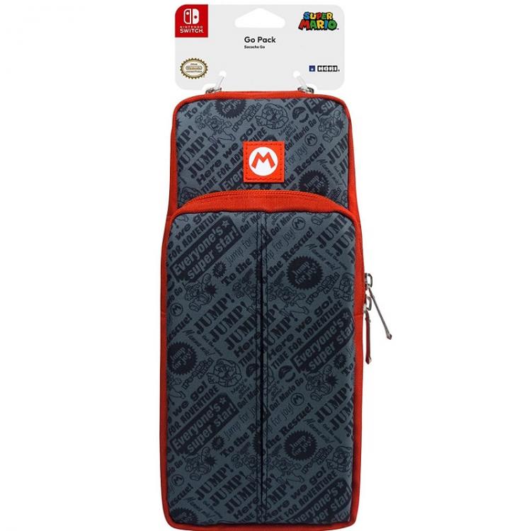Hori Tracolla Super Mario Ufficiale Per Nintendo Switch/Lite Borsa Regolabile