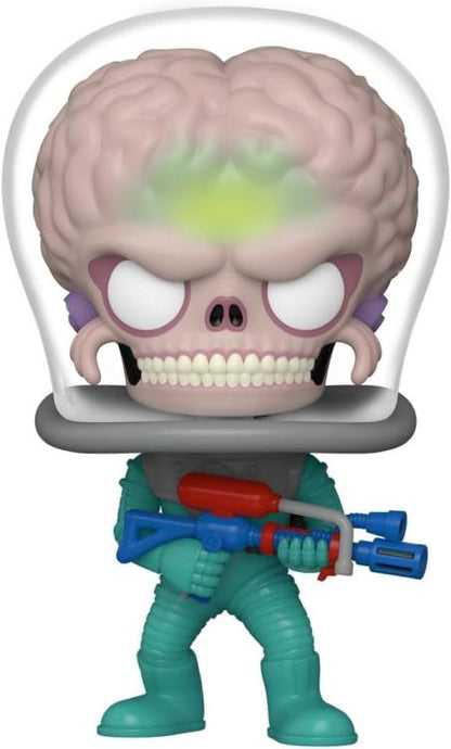 Funko Pop! Movies: Mars Attacks Film (1877) - Martian Soldier Viynil Figure 9Cm
