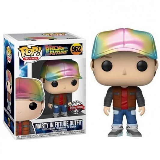 Funko Pop ! Movies Back To The Futur (962) Marty In Future Outfit Special 9cm