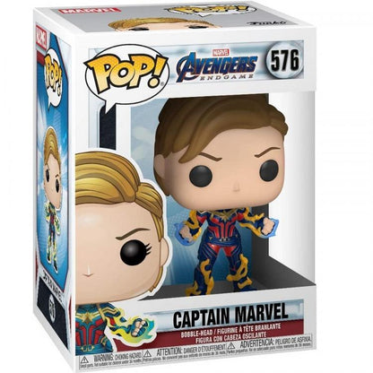 Funko Pop ! Avengers Endgame - Captain Marvel (576) Vinyl Action Figure Girl