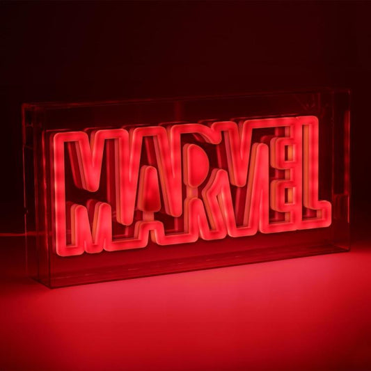 Paladone Lampada Marvel Logo Light Led Luce Illuminazione Tavolo Parete