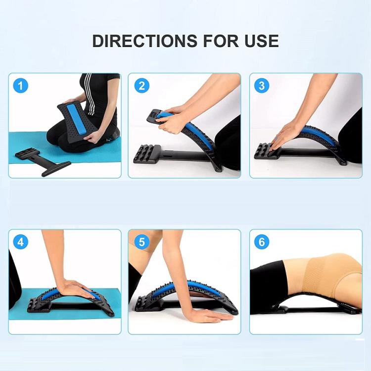 Masaggiatore Stretching Corettore Lombare Schienale Postura Distendere Schiena