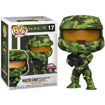 Funko Pop ! Halo - Master Chief With Ma40 Assault Rifle In Hydro Deco 17 Special