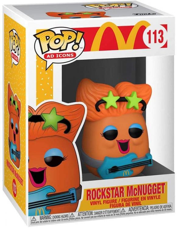 Funko Pop Ad Icons Mcdonald'S - Rockstar Mcnugget 113 Vinyl Figure Da Collezione