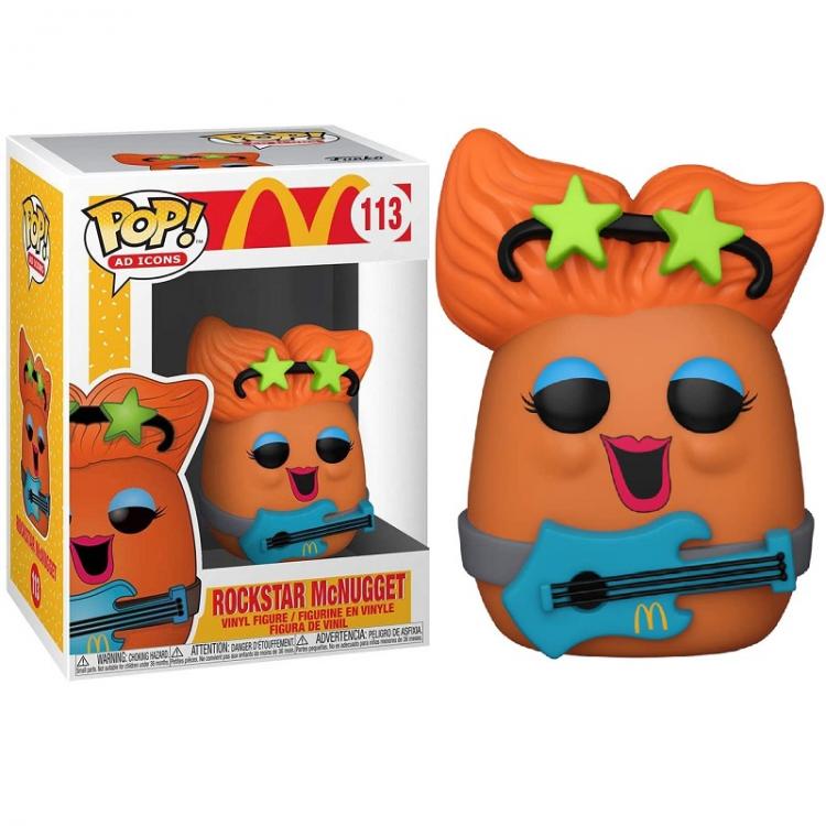 Funko Pop Ad Icons Mcdonald'S - Rockstar Mcnugget 113 Vinyl Figure Da Collezione