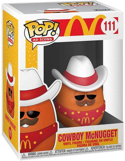 Funko Pop Ad Icons Mcdonald'S - Cowboy Mcnugget (111) Vinyl Figure Da Collezione