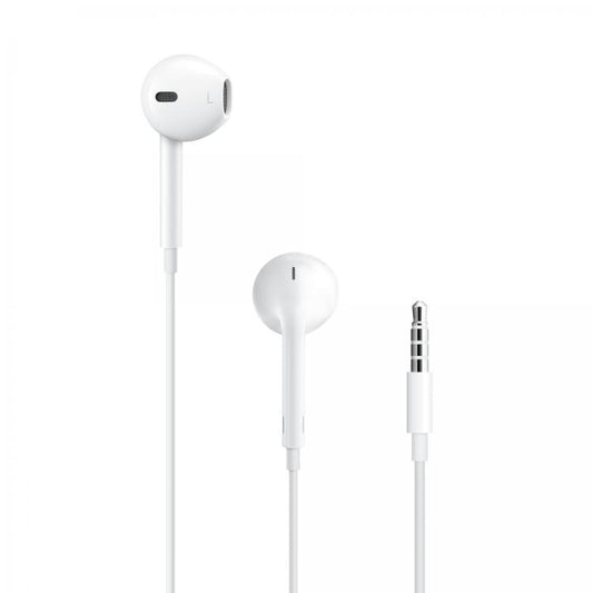 APPLE AURICOLARI EARPODS CONNETTORE JACK 3.5MM IN-EAR WIRED CUFFIE IPHONE BIANCO
