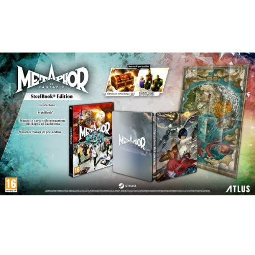 Metaphor Refantazio Steelbook Edition Pc Videogioco Pal Italiano Code In The Box