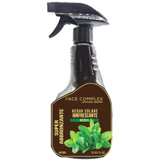Face Complex Acqua Solare Menta Abbronzante Profumato Spray Viso Gambe Corpo