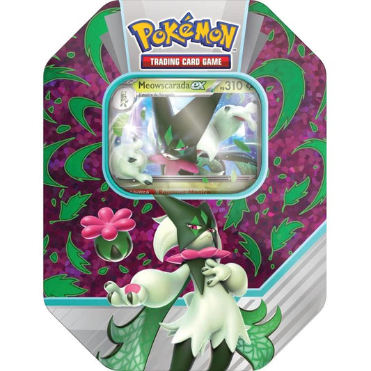 Pokemon Tin: Compagni D'Avventura Di Paldea Espansione Partner (Meowscarada-Ex)