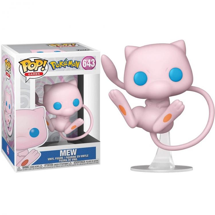 Funko Pop ! Games Pokemon - Mew (643) Vinyl Figure Evoluzione Mewtwo 9Cm Cat