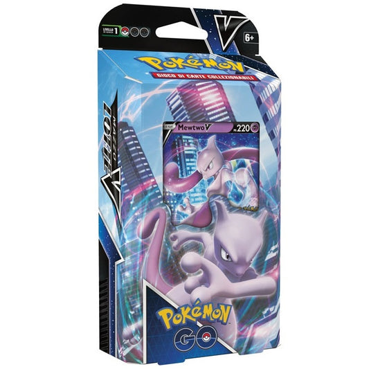 Pokemon Go Mazzo Lotte Mewtwo-V 150 Carte Da Collezione Cards Livello Di Gioco 1