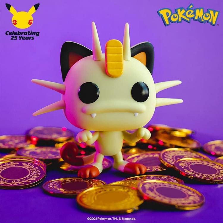 Funko Pop ! Games Pokemon - Meowth (780) Persian Cat Vinyl Figure 9Cm Gatto Evo